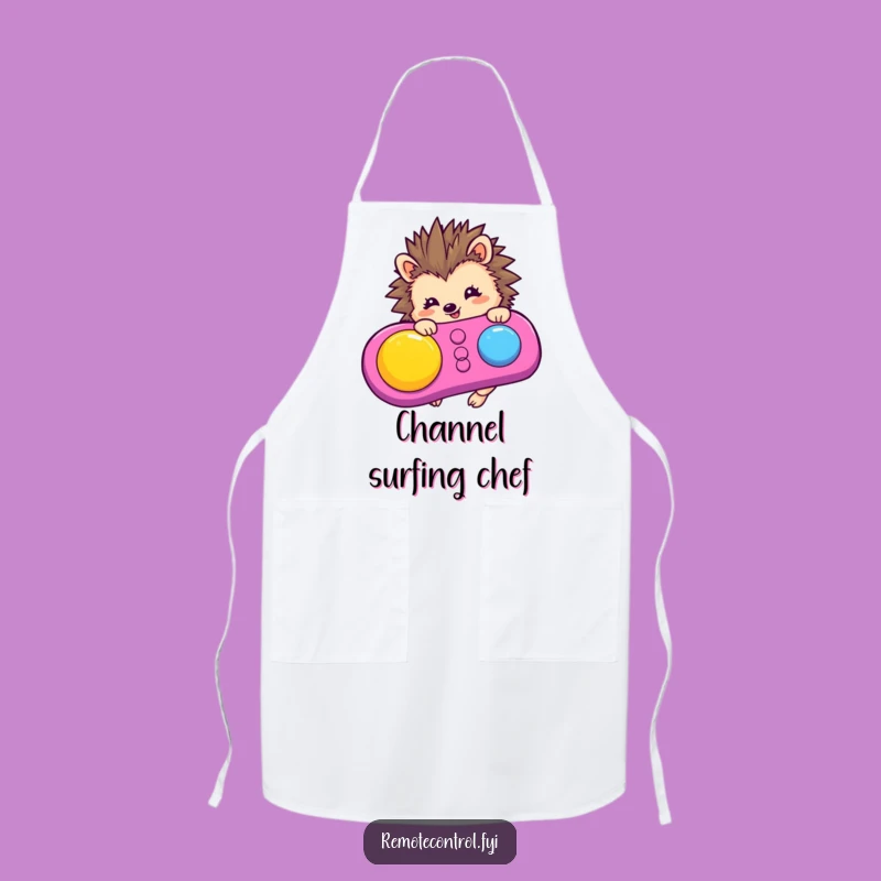 Funny Hedgehog Chef Apron - Cook Up Laughs in the Kitchen!