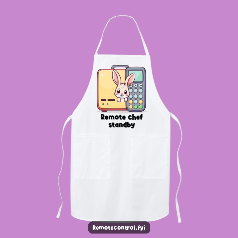 Funny Bunny Remote Control Apron: Cook Up Laughs in the Kitchen
