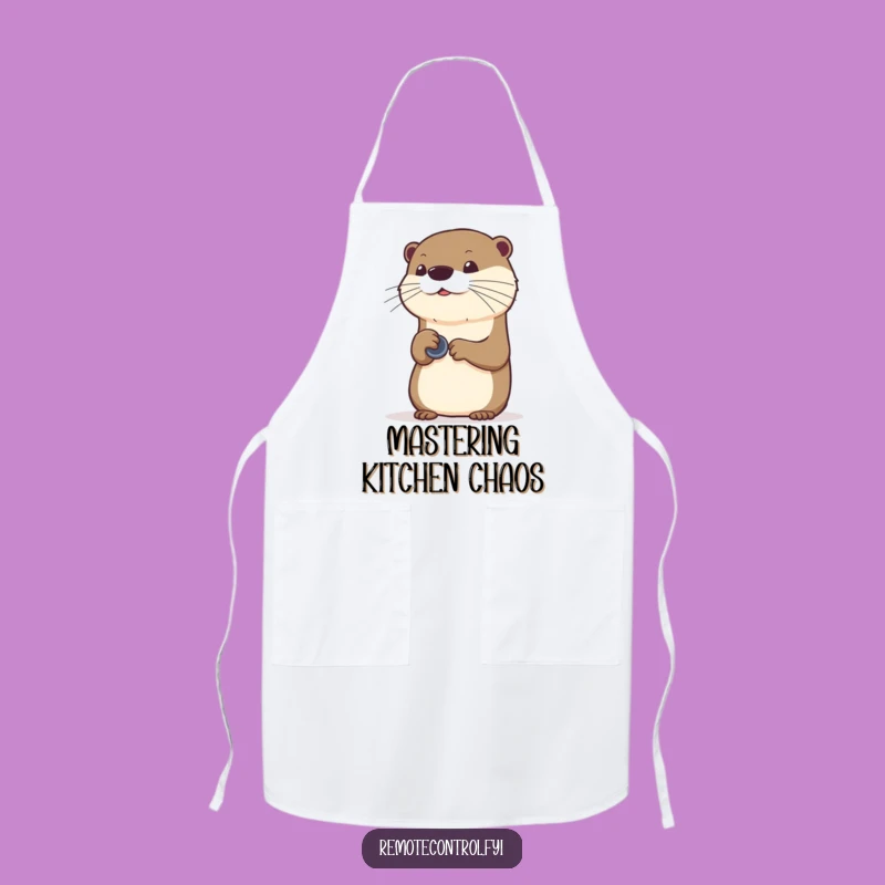 Funny Chef Otter Remote Apron: Cook with Invisible Commands