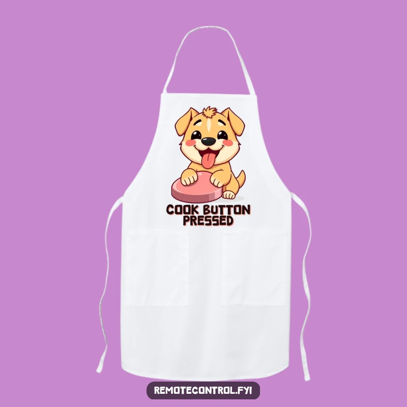 Funny Dog Chef Apron: Cook with Happy Enthusiasm