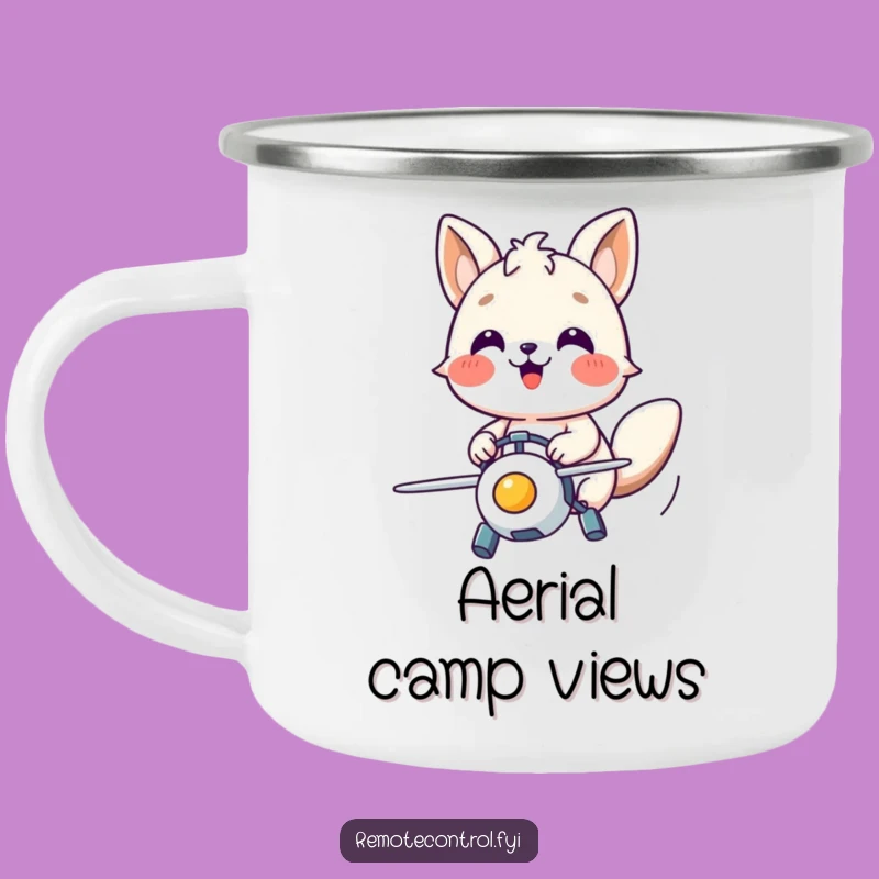 Funny Animal Toy Flyer Camp Mug: Outdoor Hilarious Gift