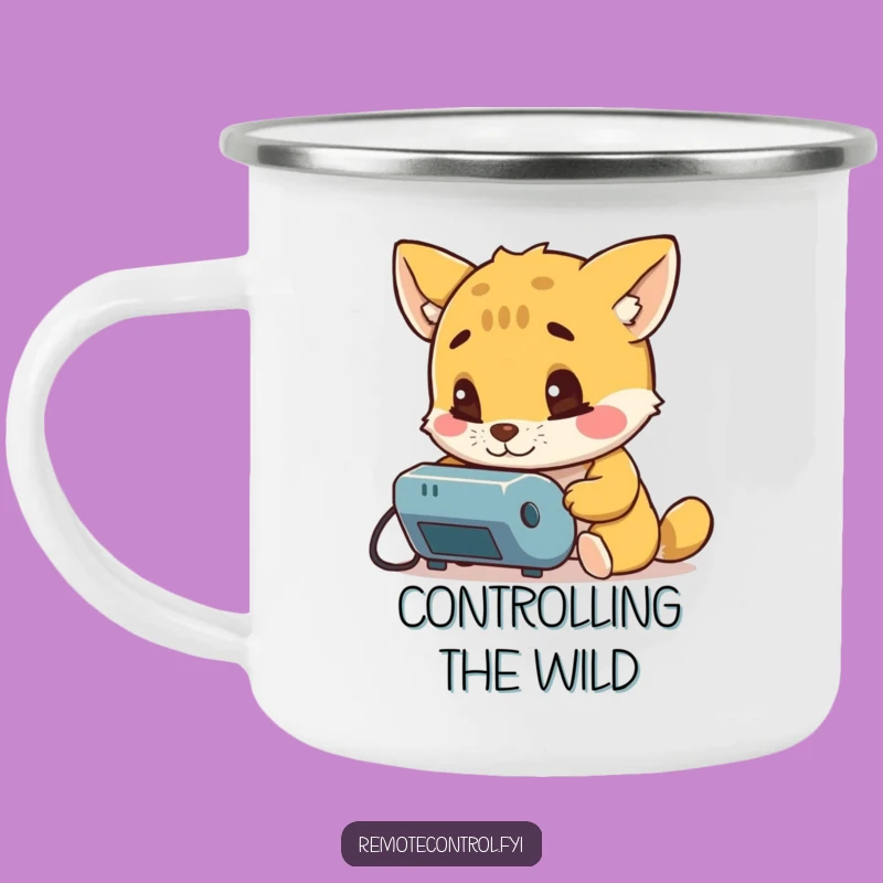 Funny Animal Adventure Mug: Remote Control Exploration, Gift!