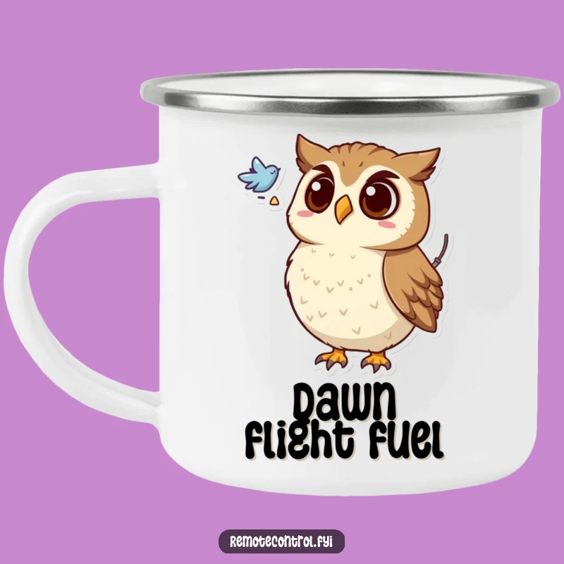 Funny Owl Camp Mystery Mug: Owl's Night Watch, Rugged Funny Gift