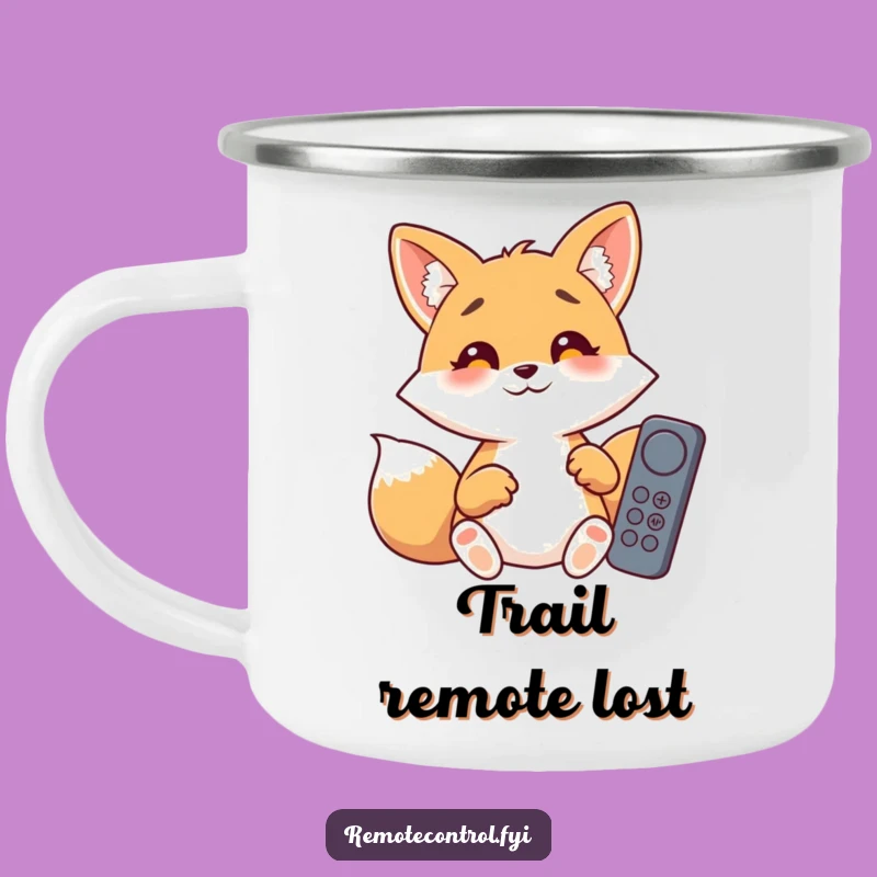 Funny Fox Adventure Mug - Remote Control Laughs for the Trail!