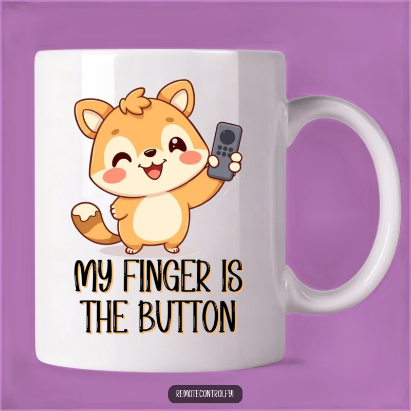 Funny Animal Remote Commander Mug: Hilarious Gift for TV Lovers