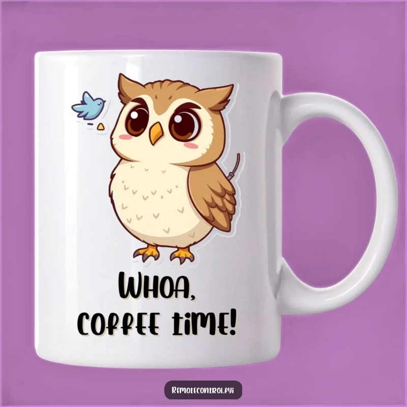Funny Owl Surprise Mug: Owl Spots Mystery Symbol, Perfect Funny Gift