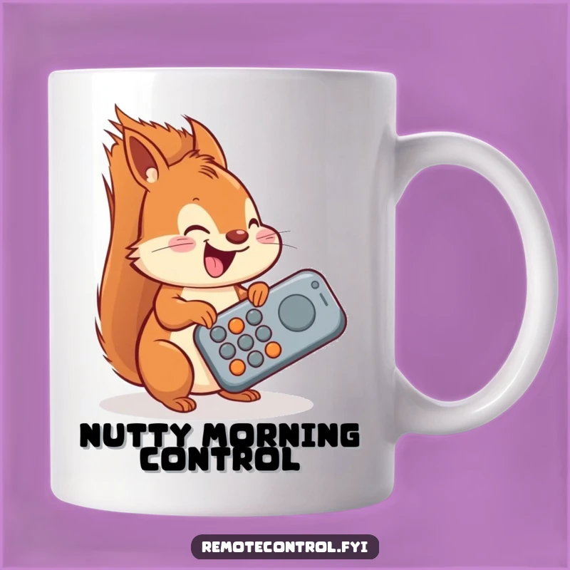 Funny Squirrel Remote Mug: Oversized Fun for a Perfect Gift