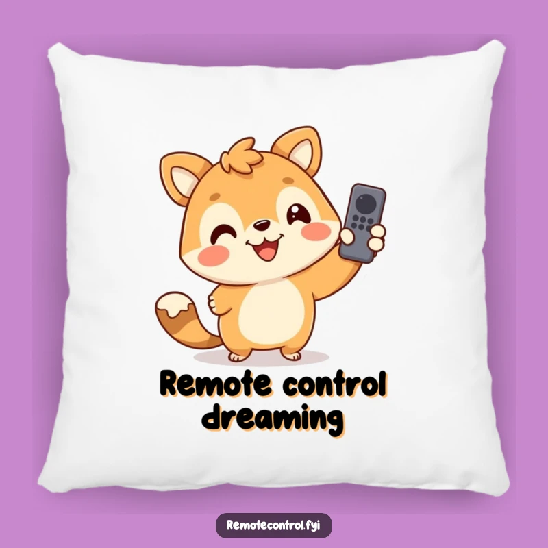 Funny Animal Remote Pro Pillow: Comfy & Hilarious Decor Gift
