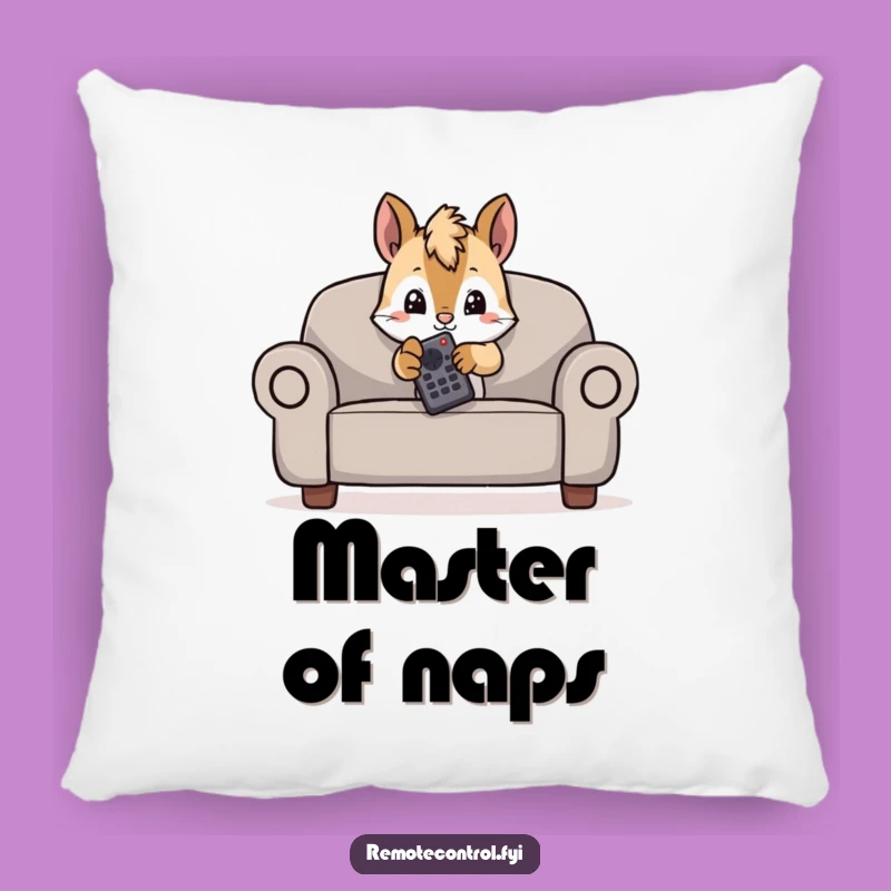 Funny Mischievous Squirrel Pillow: Cozy & Sneaky - Adorable Funny Gift!