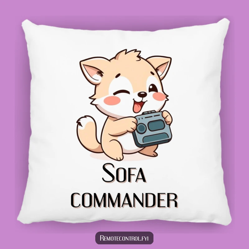 Funny Playful Animal Remote Control Pillow, Cozy Couch Fun Funny Gift