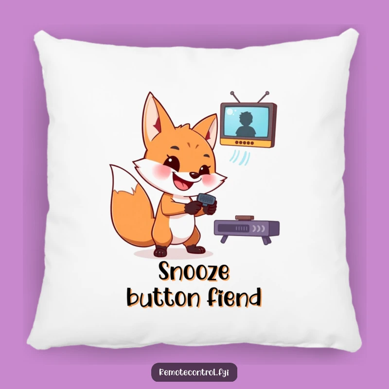 Funny Fox Pillow: Add Mischief and Comfort with Remote Control Fun