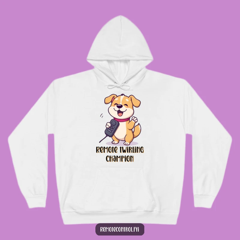 Funny Dog Remote Hoodie: Cozy Comedic Canine Controller Comfort
