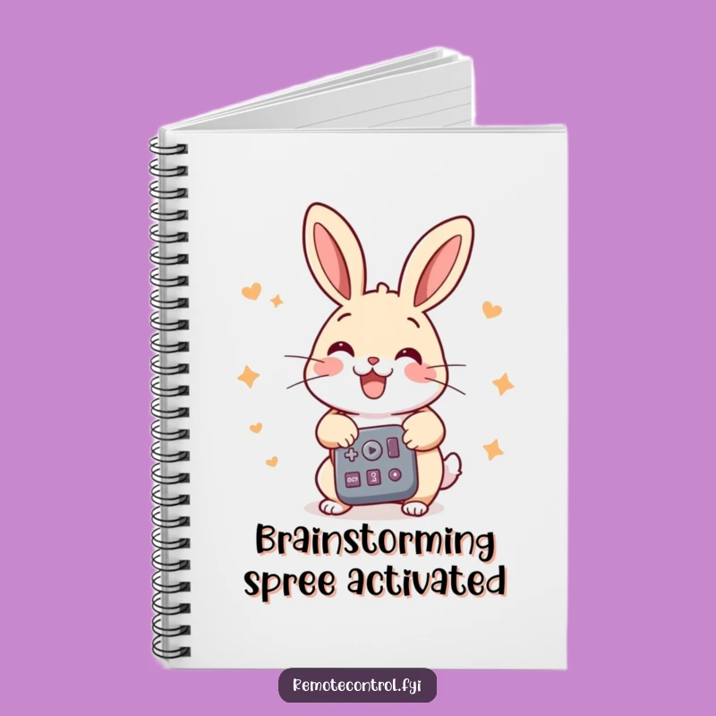 Funny Rabbit Notebook: Jot Down Ideas with High-Energy Spirit