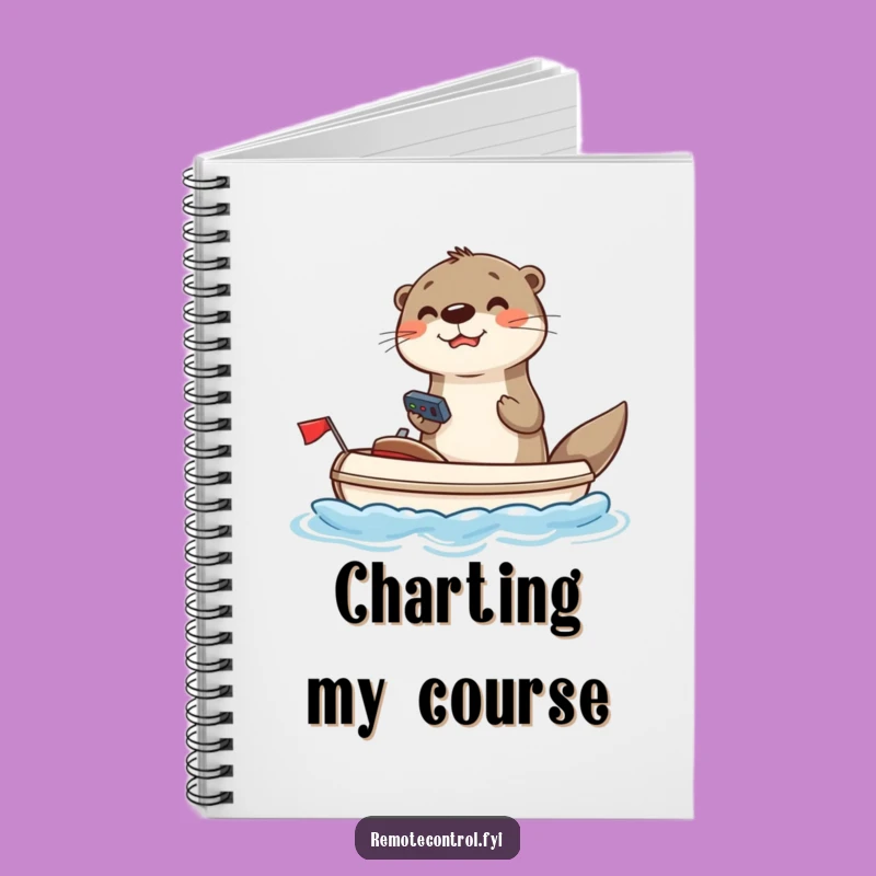 Funny Otter Captain's Log Notebook: Jot Down Adventures with Humor