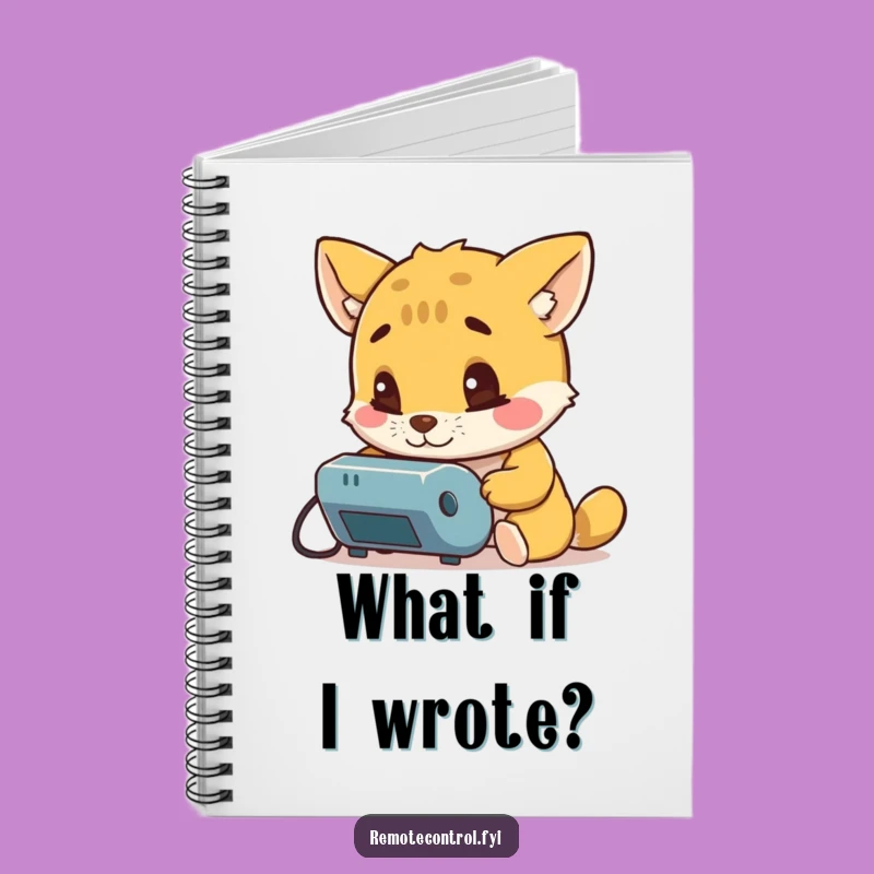 Funny Animal Notebook: Remote Control Clues, Gift!