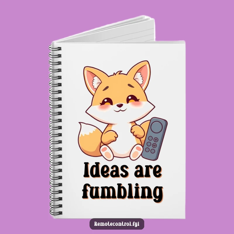 Funny Fox Idea Notebook - Jot Down Chaotic & Hilarious Thoughts!