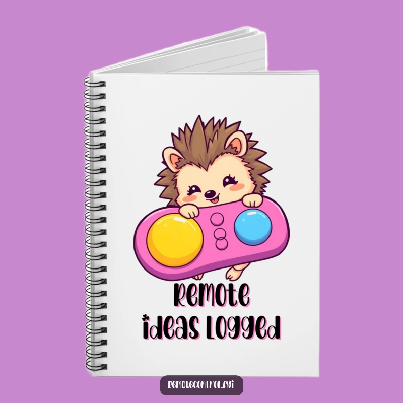 Funny Hedgehog Idea Notebook - Jot Down Laughs & Gadget Plans!