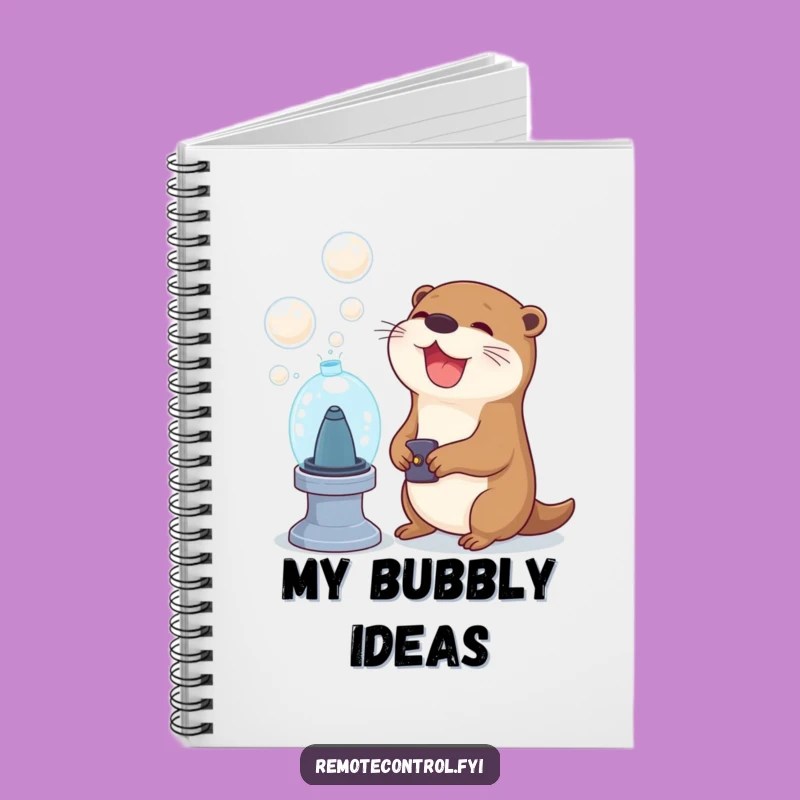 Funny Otter Bubble Notebook: Comedic Joyful Journal of Fun