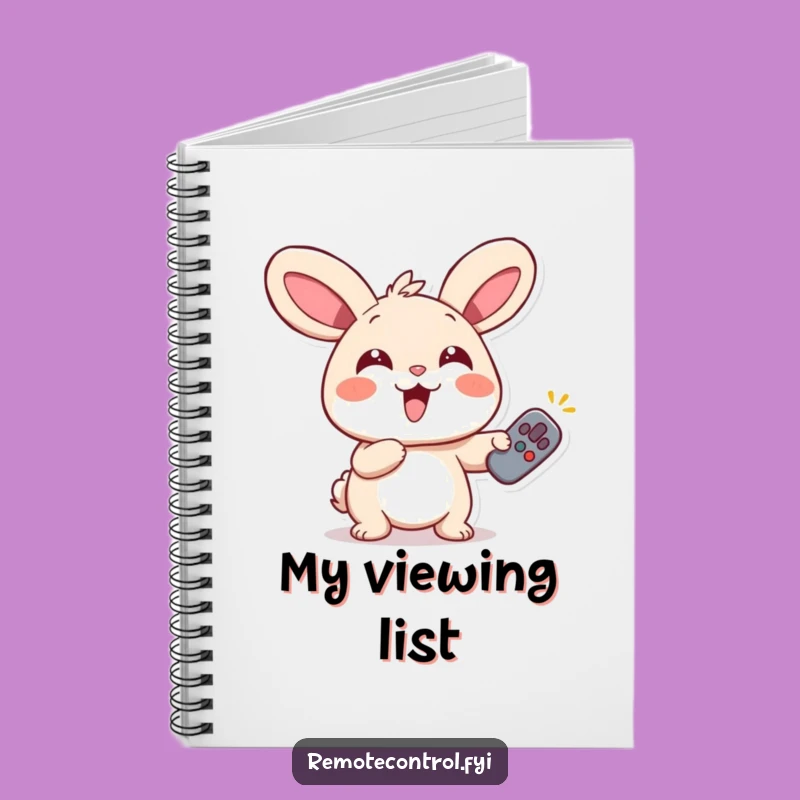 Funny Rabbit Remote Notebook: Journal Giggling Planner, Unique Funny Gift