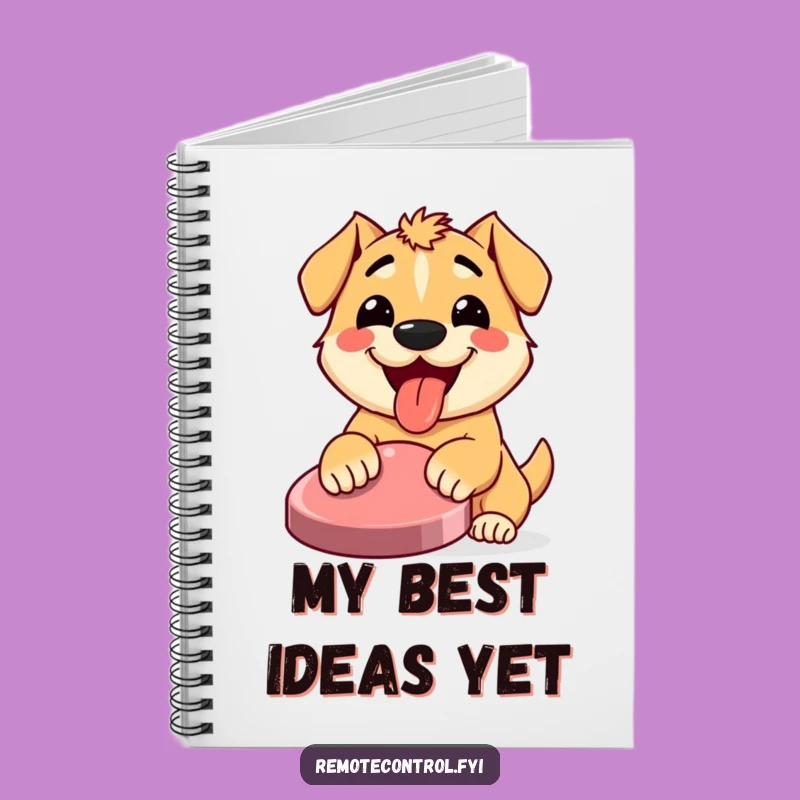 Funny Dog Notebook: Jot Down Ideas with Happy Enthusiasm