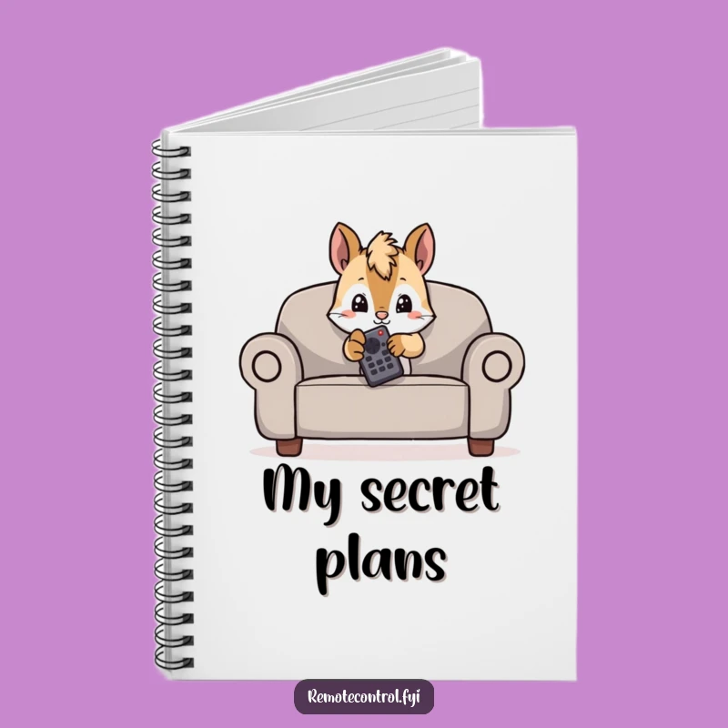 Funny Mischievous Squirrel Notebook: Jot Down Your Plots - Perfect Funny Gift!