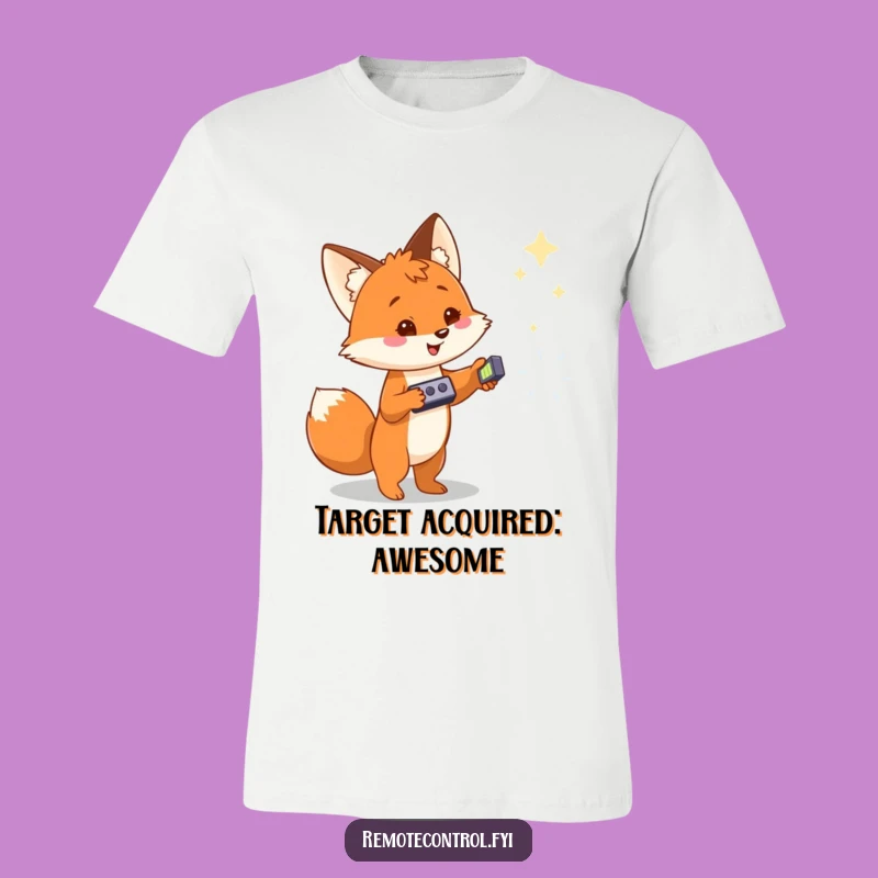 Funny Fox Magic T-Shirt: Fox Aims for Wonder, Ideal Funny Gift