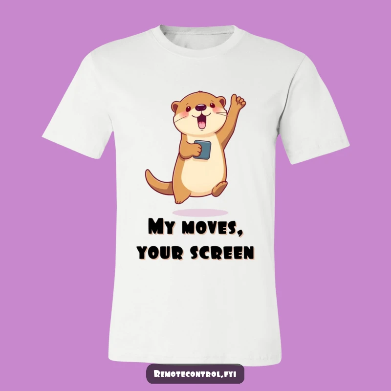 Funny Otter Dance T-Shirt: Otter Controls Virtual Moves, Ideal Funny Gift