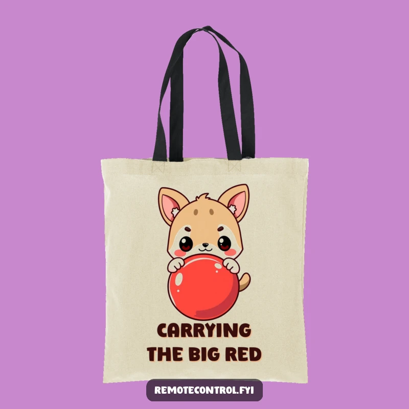 Funny Determined Animal Tote Bag: Carry Your Decisions with Style