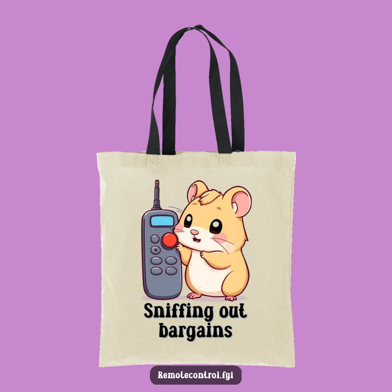 Funny Hamster Exploration Tote Bag: Carry Your Curiosity and Laughs